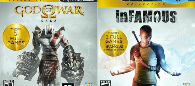 <strong>God of War</strong> Collection, <strong>inFamous</strong> Collection, PS3